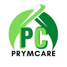 PrymCare Health circular logo, leaf mark